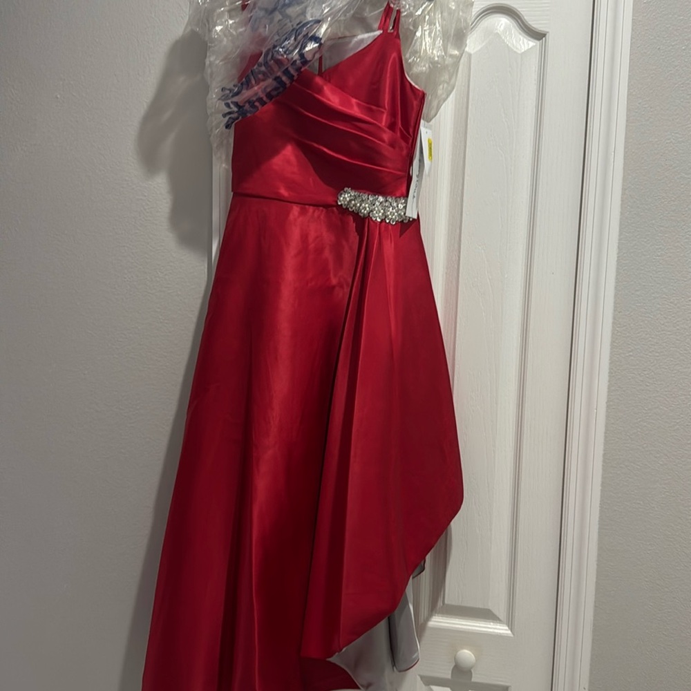 Girls fancy red dress